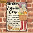 Chicken She Clothed Custom Classic Metal Signs