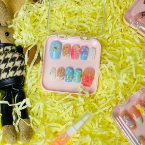 Mermaid Bloom Summer Beach Shell & Pastel Florals
