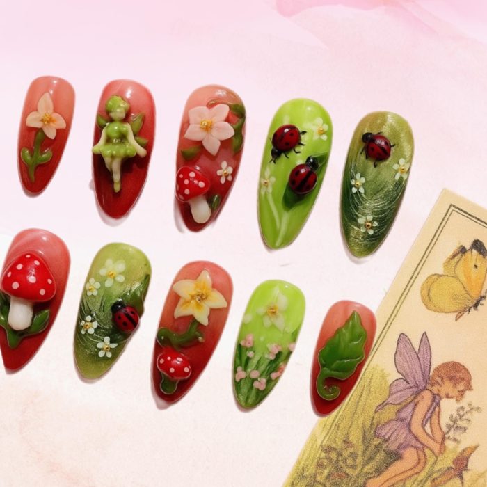 dreamy-fairycore-press-on-nails-floral-3d-nail-art-mushrooms-ladybugs-daisies-nails-handmade-nature-vibe-almond-nails-forest-nails-1.jpg