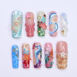 Summer Dolphin & Seahorse