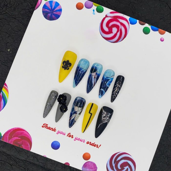 mashle-anime-inspired-press-on-nails-yellow-blue-black-magic-nail-art-with-black-rose-charm-and-scar-detail-handmade-cosplay-nails-3.jpg