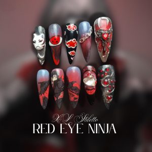 Red Eye Ninja Anime Warrior