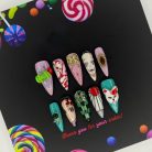 tanjiroo-and-nezukoo-inspired-press-on-nails-cat-mask-bamboo-golden-bowtie-design-handmade-anime-nail-art-for-cosplay-otaku-fans-nails-2.jpg