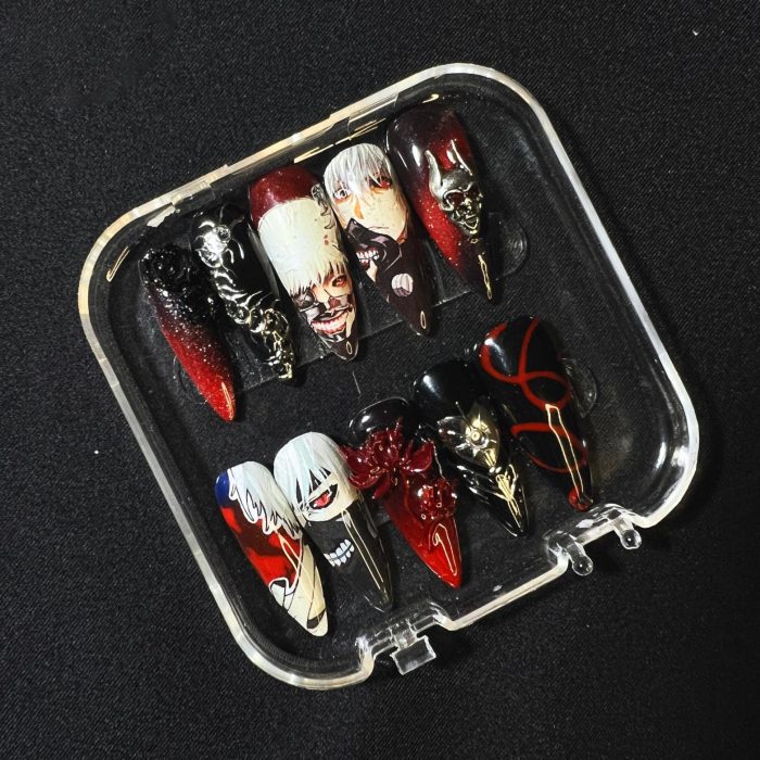 white-rebirth-press-on-nails-t0ki0-ghoul-inspired-design-with-red-white-black-details-handmade-anime-gel-nails-for-fans-gift-for-her-2.jpg